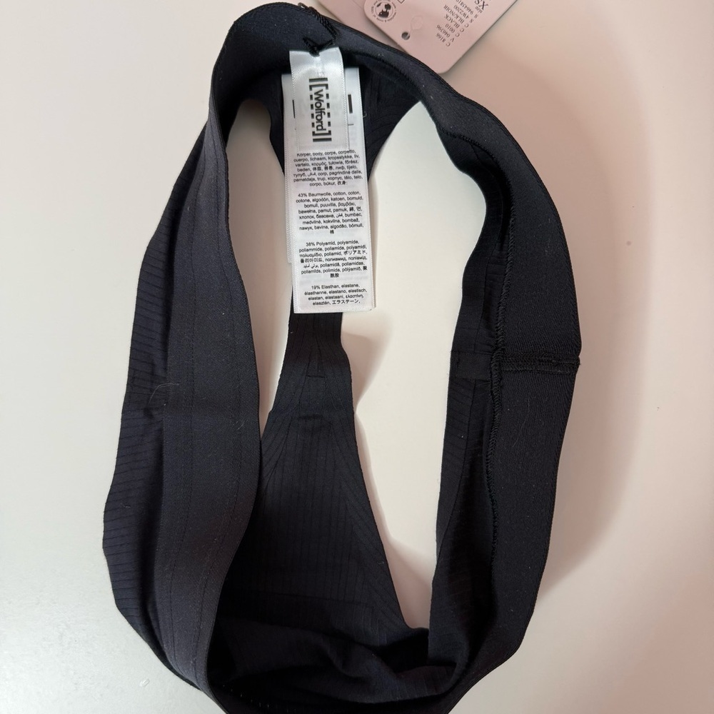Wolford Black Thong Underwear NWT XS $55 - Picture 3 of 4